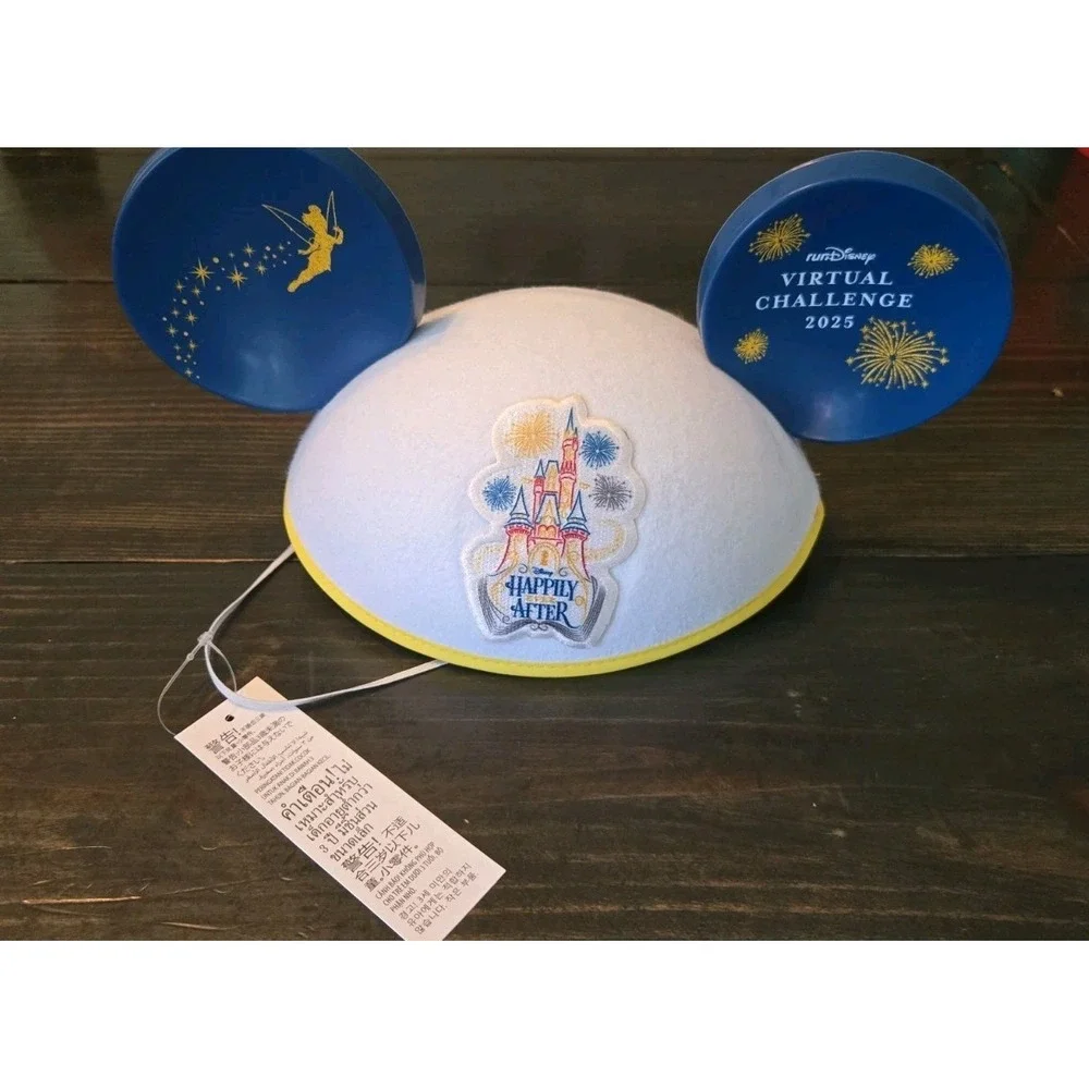 runDisney Virtual Challenge 2025‎ Happily Ever After Mickey Ears Hat Cap Disney